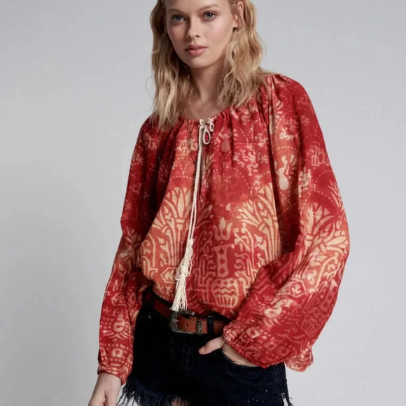 🌴 One Teaspoon NWT Babylon Garden Minoan Top - Oversized - Picture 1 of 6